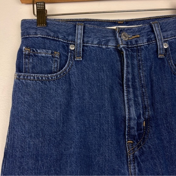 Levi’s High Waisted Straight Wide Leg Denim Jeans - Picture 4 of 7